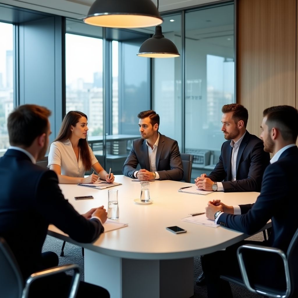 Náš tým při pravidelném meetingu